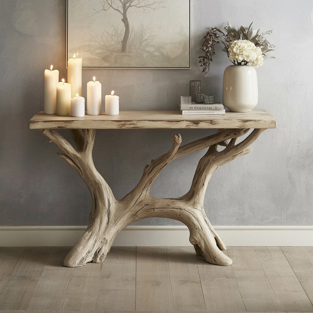 Mid Century Modern Console Table – Stylish Living Room Accent